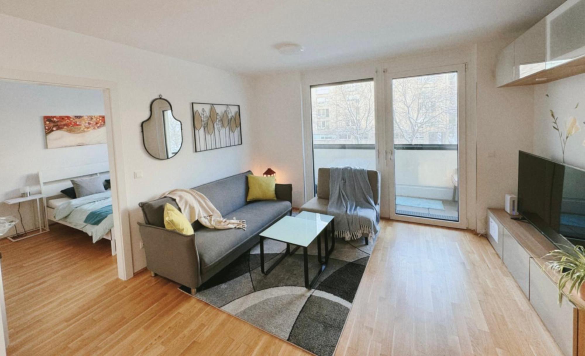 U1 Alte Donau Old Danube City Apartment 2 Відень Екстер'єр фото